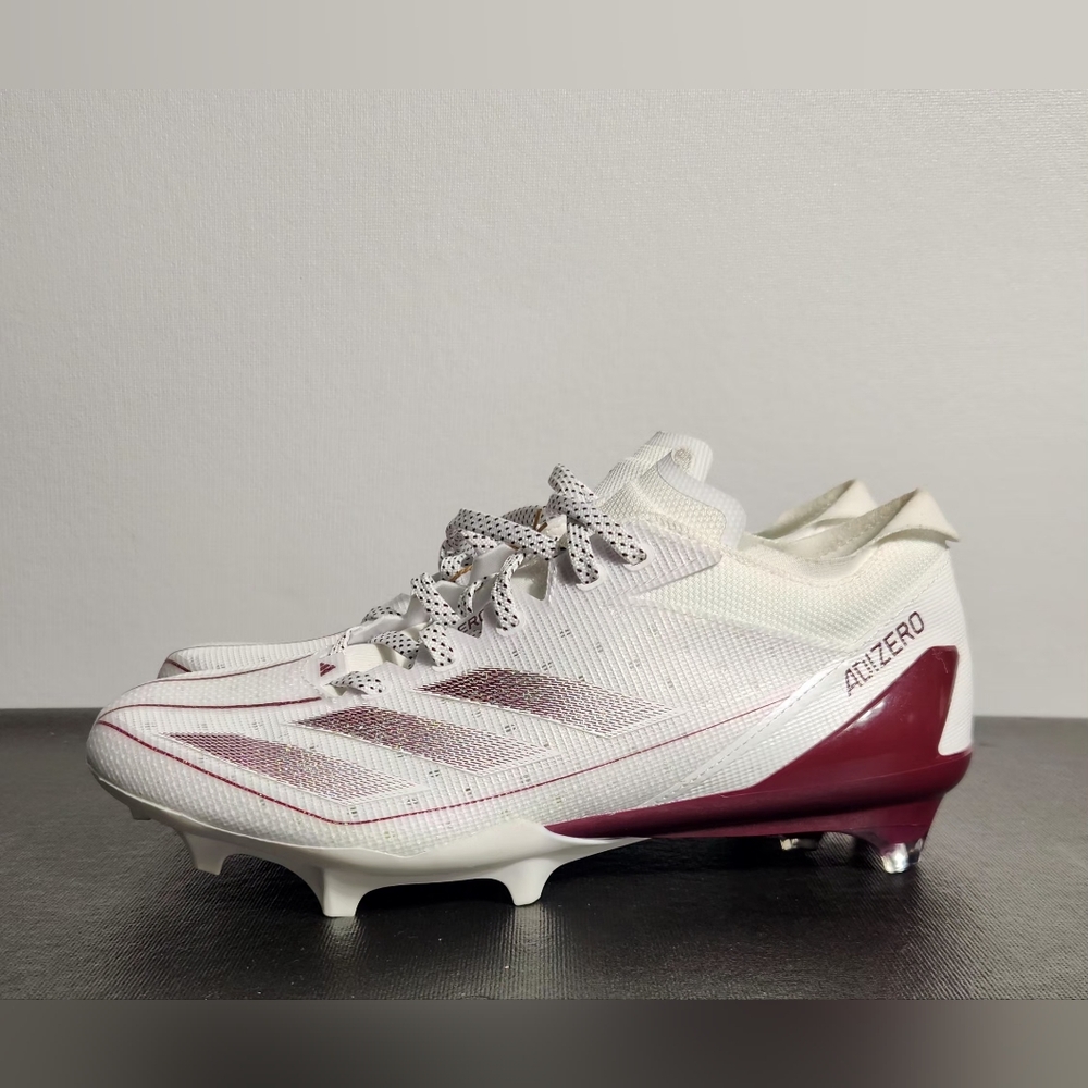Adidas Adizero Electric American Football Cleats Maroon IE4376 Men Size 7